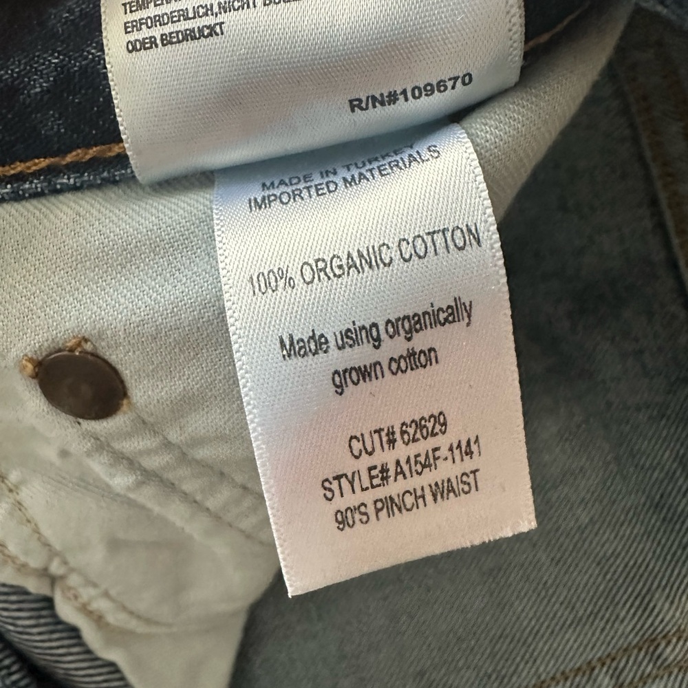 Agolde 90s pinch waist jeans size 24 - Picture 6 of 7